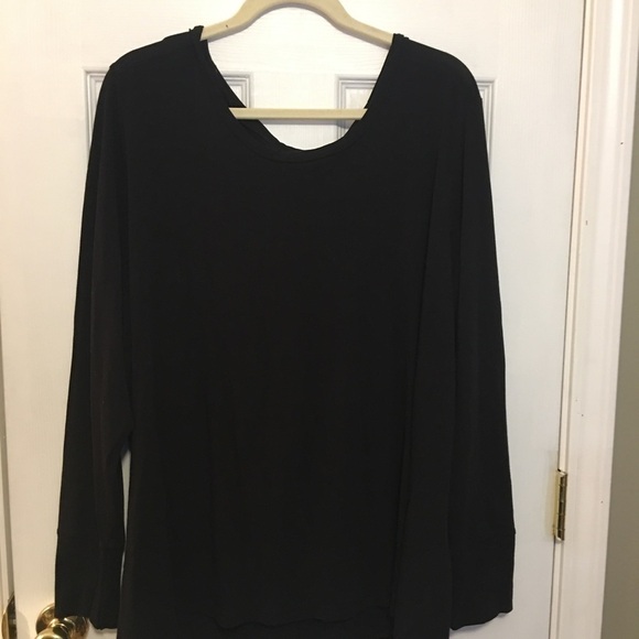 Ana Womens plus sz 3X pop over tunic top. Soft modal blend. Casual minimalist. - Picture 1 of 4
